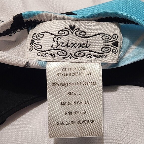 Trixxi Dress for Womens Size Large Sleeveless Floral Print Spring Dress - Picture 10 of 11